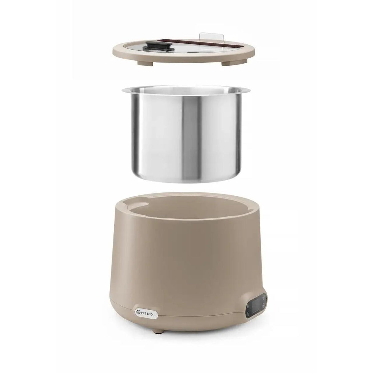Fierbator pentru supa UNIQ, HENDI, 8L, Bej, 220-240V/500W, ø365x(H)325mm