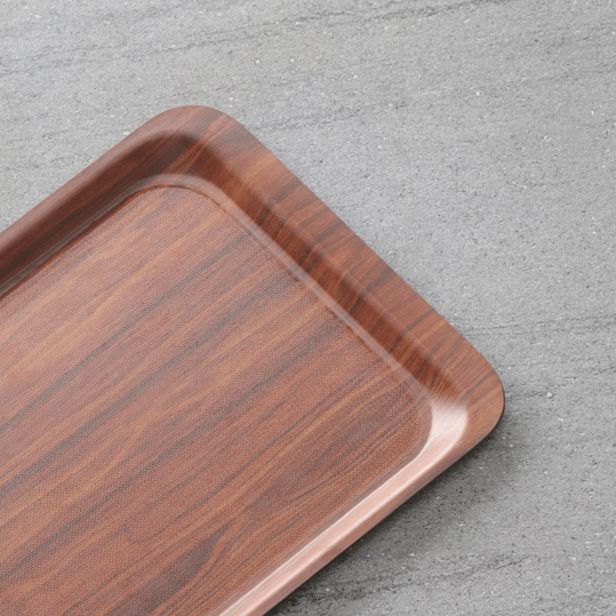Tava servire dreptunghiulara 43x61 cm, lemn armat laminat cu strat anti-alunecare, Hendi
