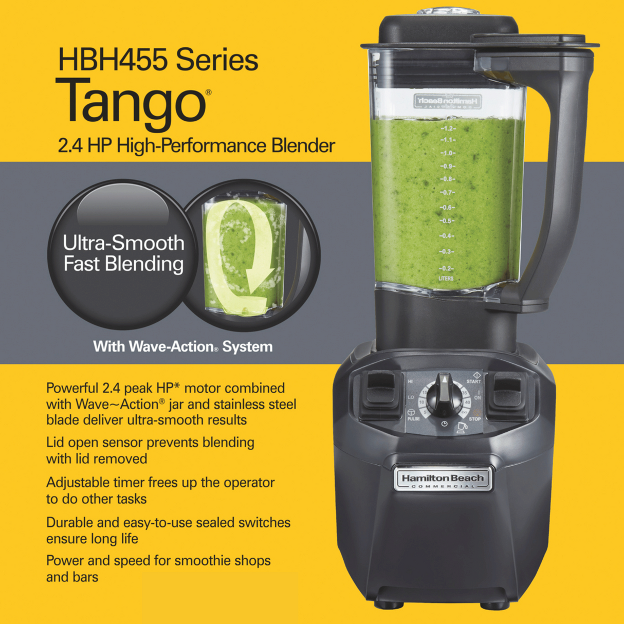 Mixer barman Tango® 1,4 l, HBH455-CE Hamilton Beach Commercial