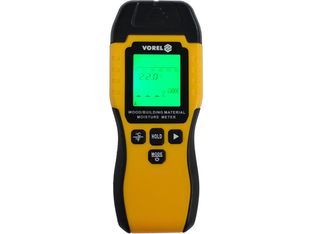 APARAT PENTRU MASURAREA UMIDITATII Vorel 81751 - 0 °, 40 °, 1,5 V, rezistent Vorel - scule electrice si unelte profesionale - BricoMart