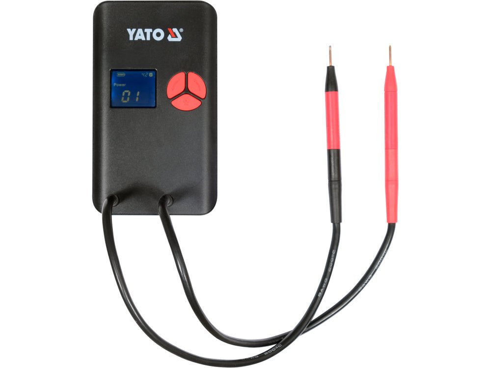 APARAT SUDURA IN PUNCTE PT BATERII, 500A Yato YT - 82507 - 10 mm, 500 A, 0,15 mm, 8 mm Yato - scule electrice si unelte profesionale - BricoMart
