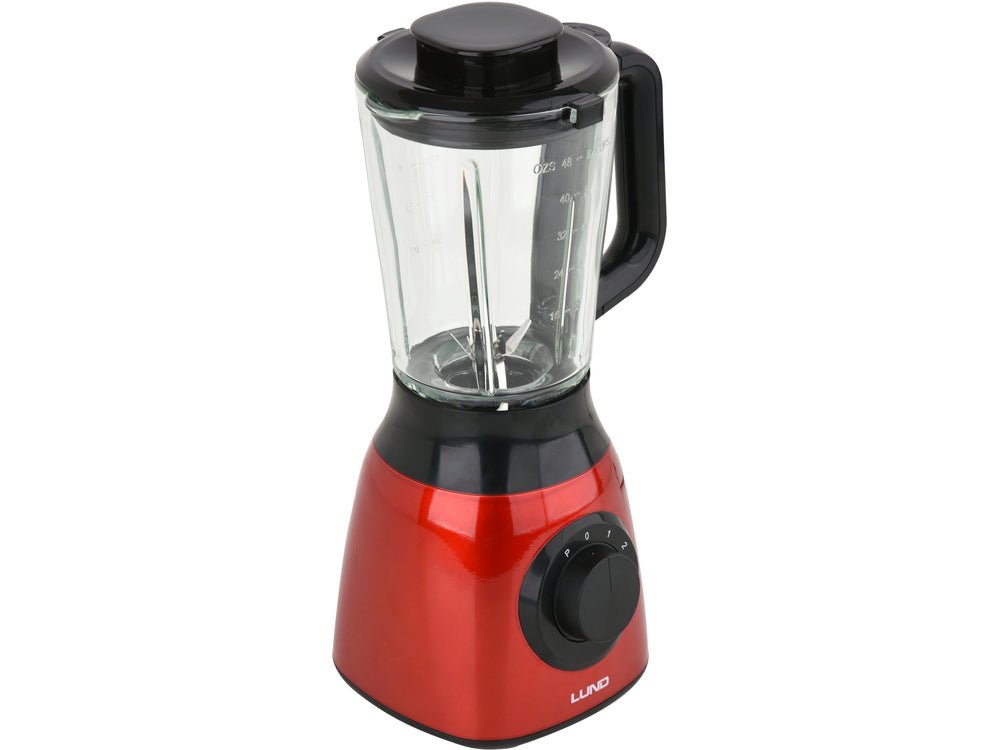 BLENDER 600W ROSU Lund 67705 - Blendere pentru smoothie, 22.000 rpm, 800W, 240V Lund - scule electrice si unelte profesionale - BricoMart