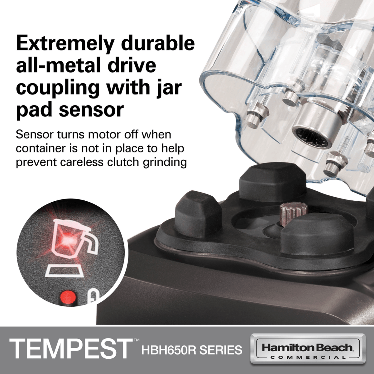 Blender pentru barman Tempest® HBH650R-CE 1,8 l 1200 W, Hamilton Beach Commercial