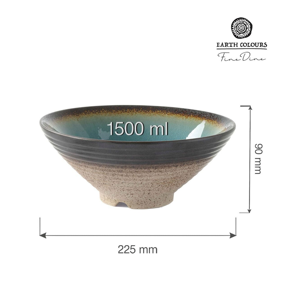 Bol Conic Fine Dine, Lazur ø225x(H)90 mm