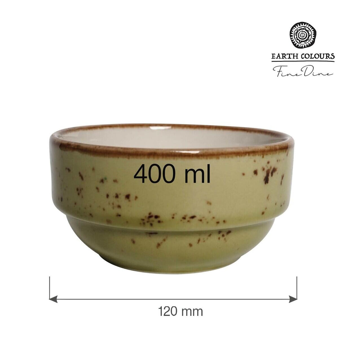 Bol stivuibil Olive 120 mm, 400 ml Fine Dine