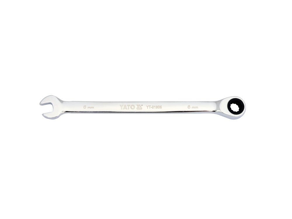CHEIE COMBINATA CU CLICHET, 6MM Yato YT - 01906 - Chei combinate rasucite cu clichet Yato - scule electrice si unelte profesionale - BricoMart