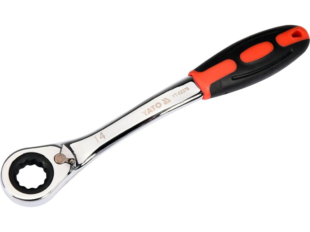CHEIE CU CLICHET 14MM Yato YT - 02376 - Chei inelare cu clichet, ergonomic, rezistent, CrV Yato - scule electrice si unelte profesionale - BricoMart