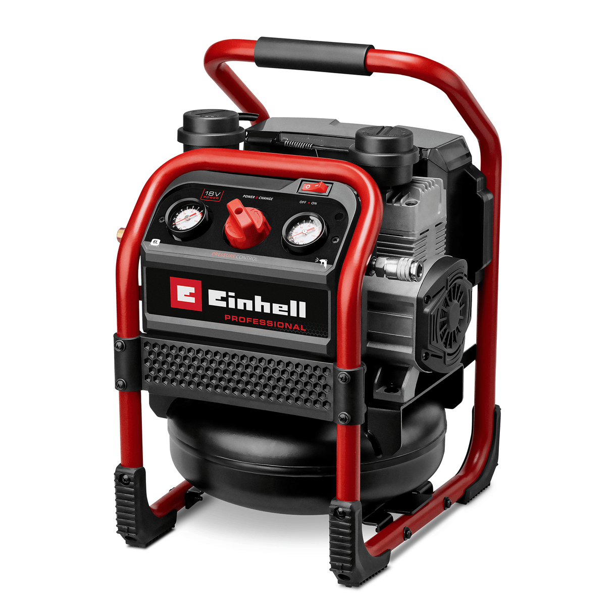 Compresor aer fara fir Einhell SILENZZO 18/160 - 6 l, 59 dB (A) BricoMart - scule electrice si unelte profesionale - BricoMart