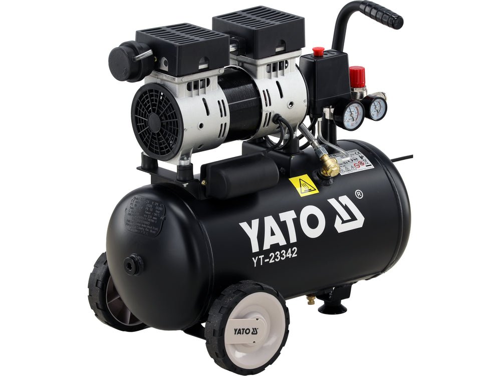 Compresor fara ulei YATO YT-23342, 24 L - imagine 2