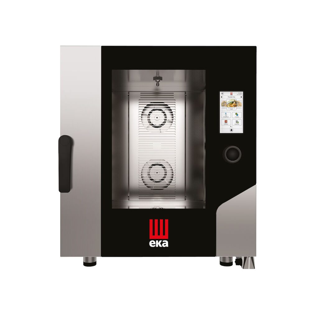 Cuptor electric cu convectie pentru gastronomie, Millennial Touch Screen Gastro, 7 tavi x GN 1/1, 730×784×(H)850 mm, Hendi