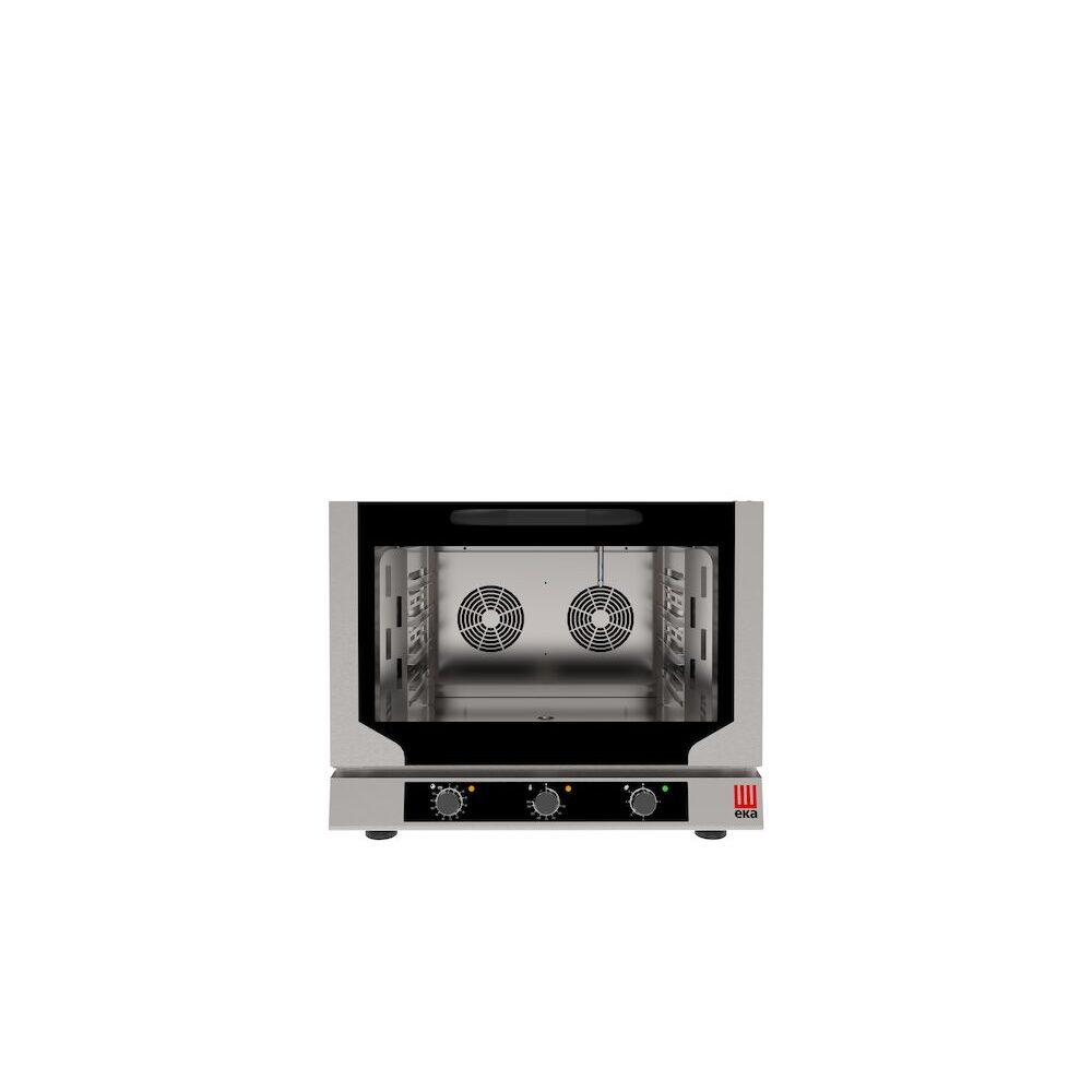 Cuptor electric, mixt cu aburi, control electromecanic, GN1/1, Tecknoeka, 6,4 kW/400 V, 784x752x(H)634 mm