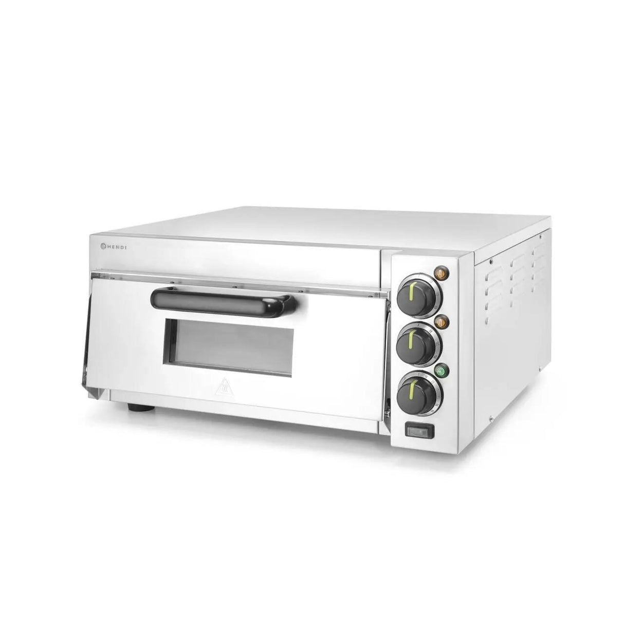 Cuptor pizza electric, 1 camera,Hendi 2000w, 230v, dimensiune camera:410x420x(h)120mm,580x560x(H)275mm