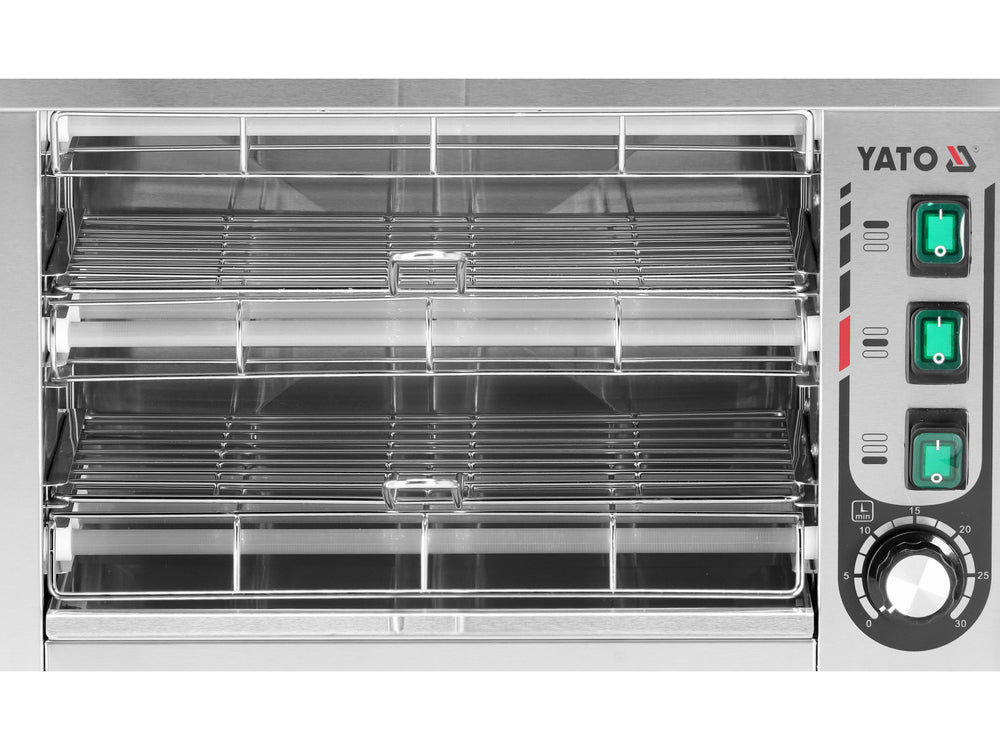 CUPTOR SALAMANDER QUARTZ 49X30X33CM Yato YG - 04660 - 3000 W, 490 x 300 x 330 mm, 8,5 kg, electrica Yato - scule electrice si unelte profesionale - BricoMart
