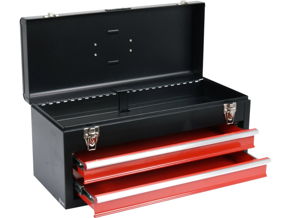 CUTIE DE SCULE METALICA, 2 SERTARE Yato YT - 08872 - Cutii scule Yato - scule electrice si unelte profesionale - BricoMart