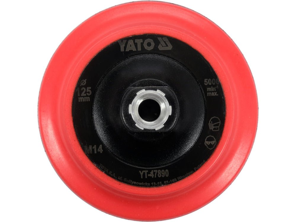 DISC DE LUSTRUIT CU VELCRO 125MM M14 Yato YT - 47890 - 80MM, 20MM Yato - scule electrice si unelte profesionale - BricoMart