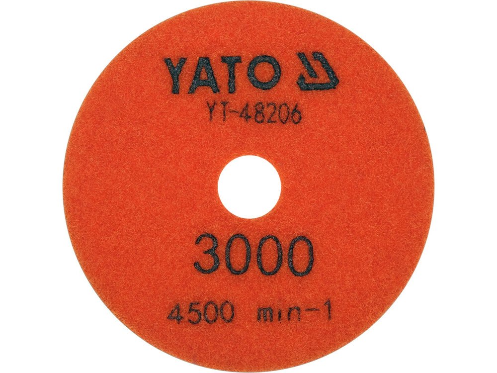 DISC DIAMANTAT PENTRU SLEFUIRE SI LUSTRUIRE, 100MM, D3000 Yato YT - 48206 - 100 mm, 4500 rpm Yato - scule electrice si unelte profesionale - BricoMart