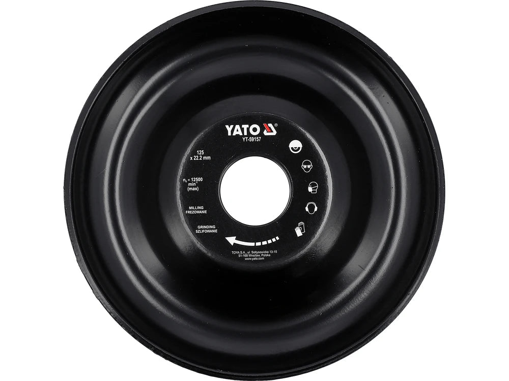DISC RASPEL PENTRU LEMN 125MM Yato YT - 59157 Yato - scule electrice si unelte profesionale - BricoMart