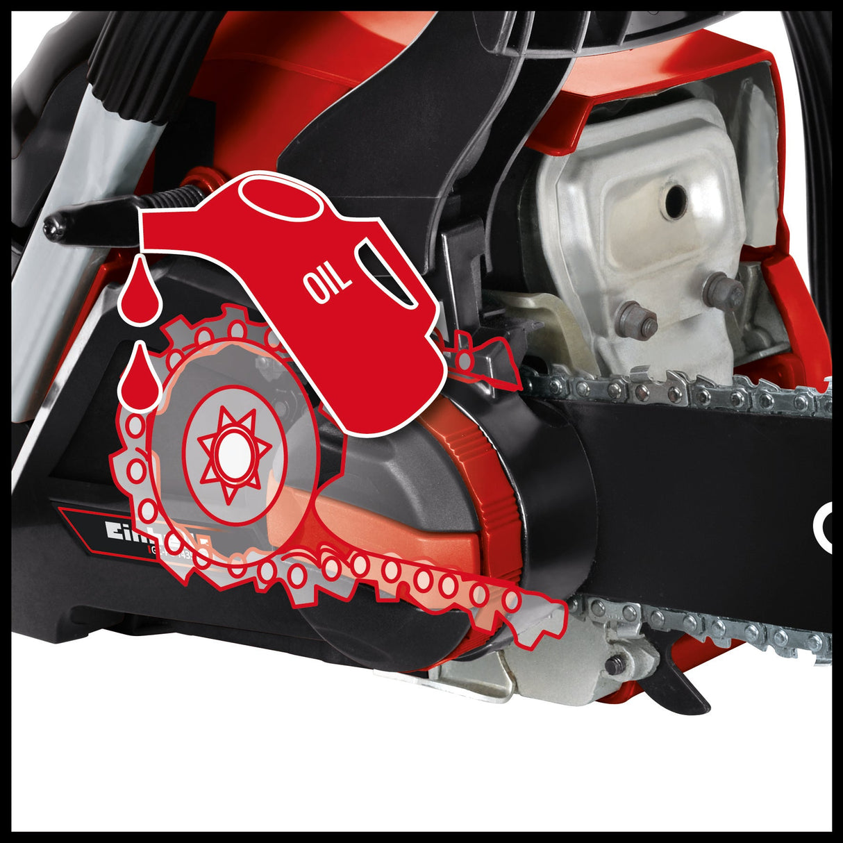 Drujba pe benzina Einhell GC - PC 1435 I TC, lama si lant de calitate OREGON, tensionare si schimbare lant fara unelte, soc si amorsare automate, inclusiv protectie lama Einhell - scule electrice si unelte profesionale - BricoMart