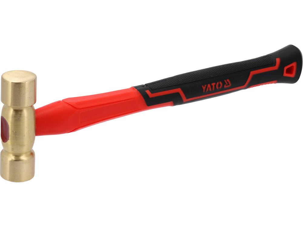 RÉZKALAPÁCS ÜVEGSZÁLAS NYÉLLEL YATO YT-45292, 500G