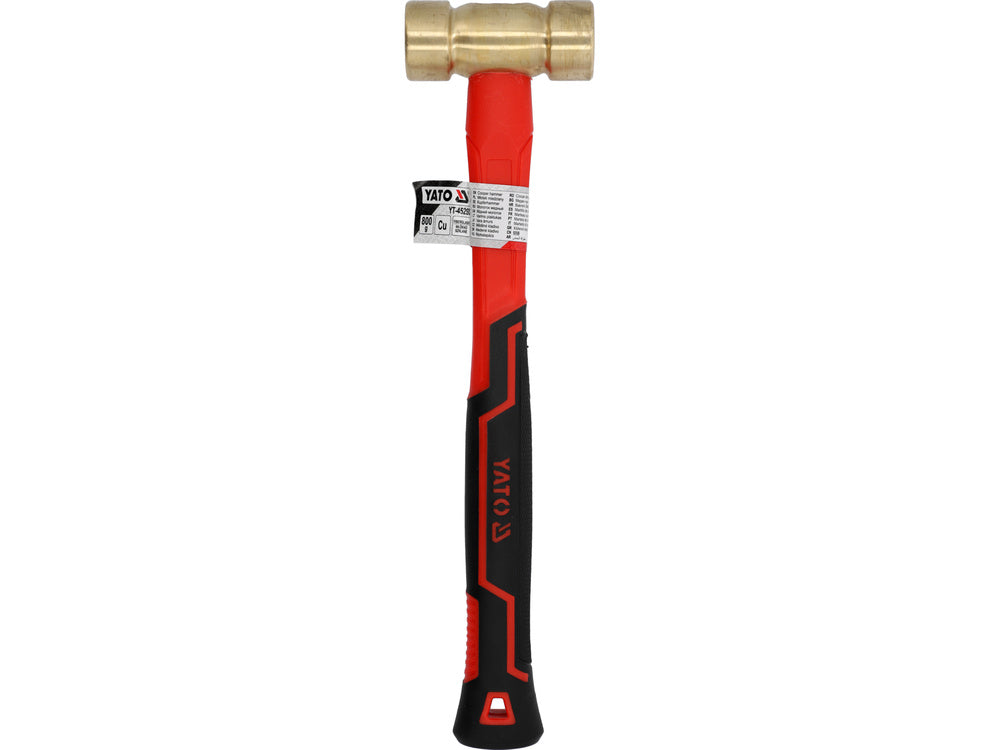 RÉZKALAPÁCS ÜVEGSZÁLAS NYÉLLEL YATO YT-45293, 800G