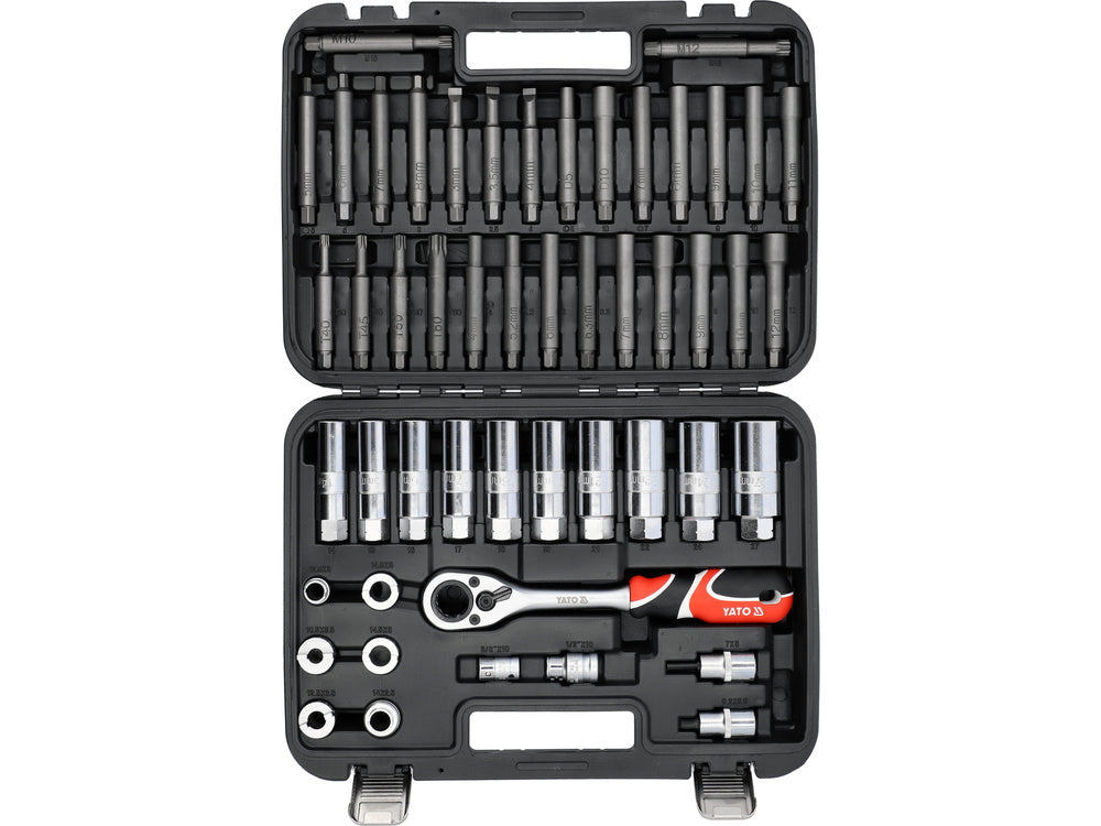 Yato YT-06212 lengéscsillapító rögzítőkulcs készlet, 1/2", 50 darabos