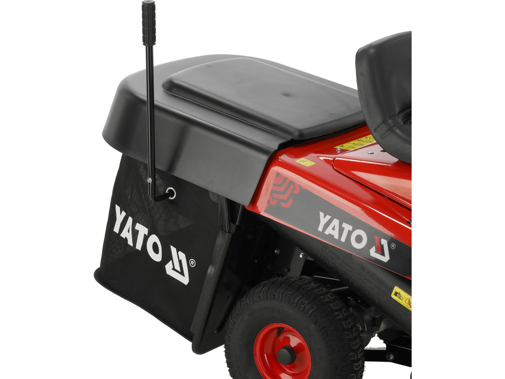 TRACTOR PENTRU TUNS IARBA PE BENZINA YATO YT-85550 , 76CM , 432CC , 170 l , 8.8 kW , 11.97 KM