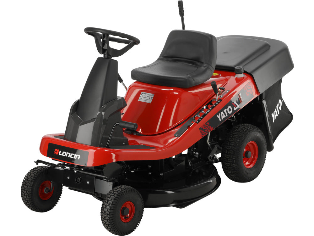 TRACTOR PENTRU TUNS IARBA PE BENZINA YATO YT-85550 , 76CM , 432CC , 170 l , 8.8 kW , 11.97 KM