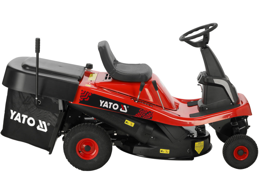 TRACTOR PENTRU TUNS IARBA PE BENZINA YATO YT-85550 , 76CM , 432CC , 170 l , 8.8 kW , 11.97 KM