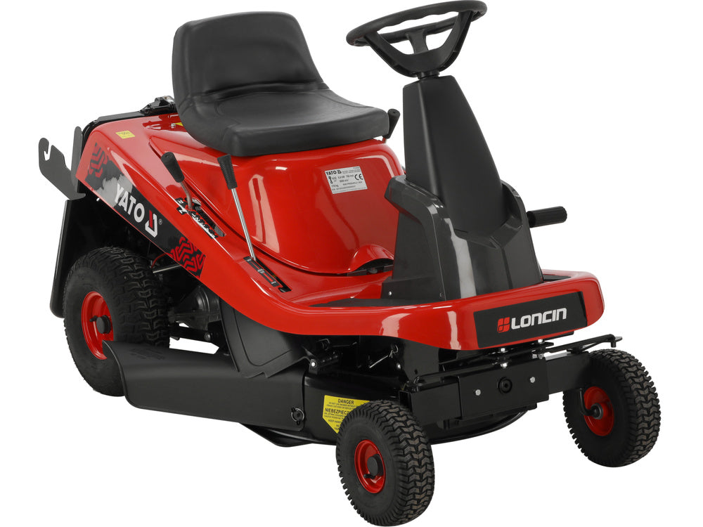 TRACTOR PENTRU TUNS IARBA PE BENZINA YATO YT-85550 , 76CM , 432CC , 170 l , 8.8 kW , 11.97 KM