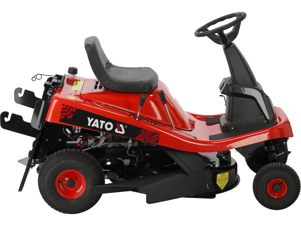 TRACTOR PENTRU TUNS IARBA PE BENZINA YATO YT-85550 , 76CM , 432CC , 170 l , 8.8 kW , 11.97 KM