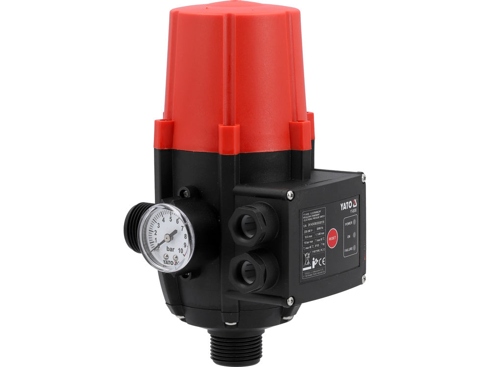 Comutator de presiune Presostat Yato YT-85393 , PC-13, 1,5-2,2 bar , IP65 , 1100 W , 1" (25,0 mm)