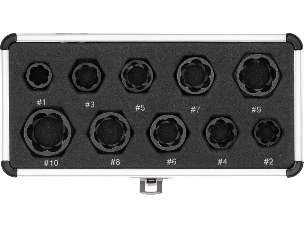 SET TUBULARE PENTRU EXTRAS SURUBURI YATO YT-060311 , 10 BUCĂȚI