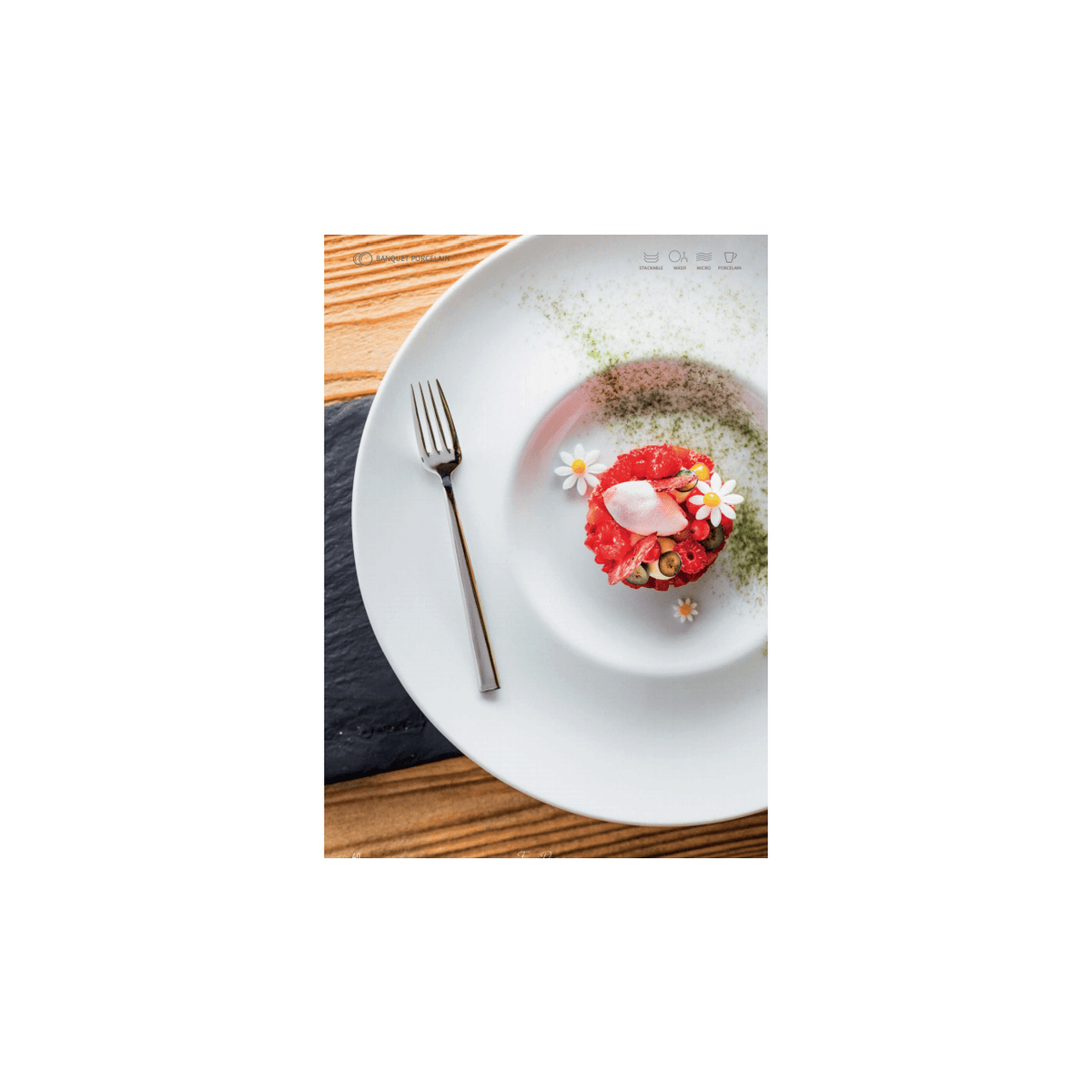 Farfurie Bianco, 200 mm Fine Dine