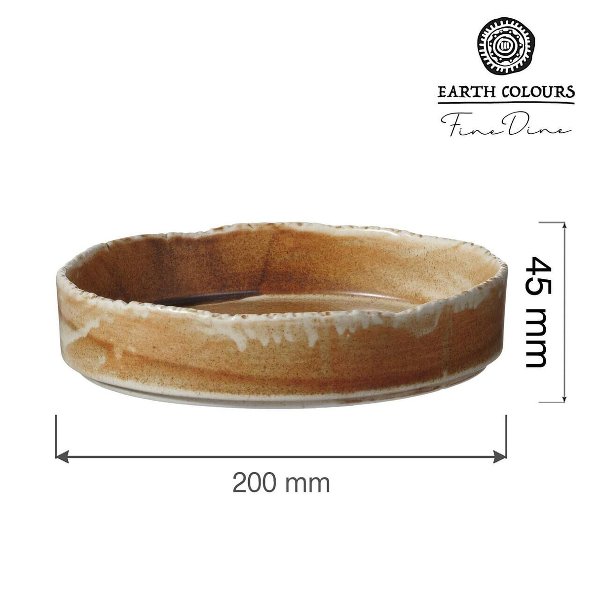 Farfurie Constancy cu margine înaltă, 200mm Fine Dine
