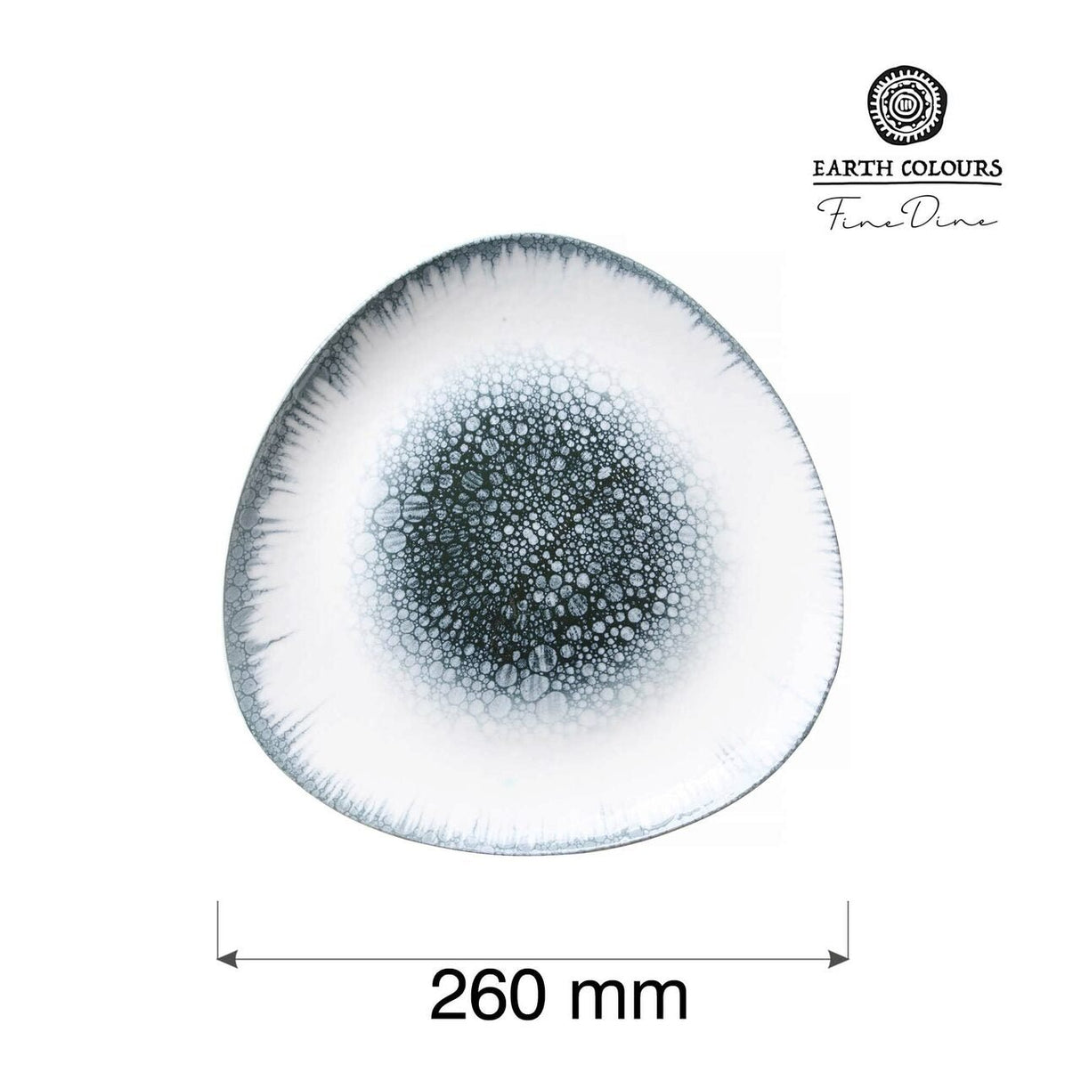 Farfurie triunghiulară Infinity, 260 mm Fine Dine