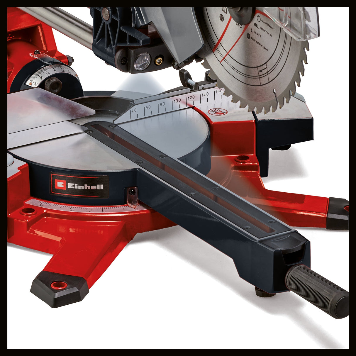 Fierastrau circular cu glisare Einhell TE - SM 2534 (1800W, 5100 1/min, latime maxima de taiere 340mm, inaltime maxima de taiere 90mm, pornire lina, inclusiv lama de Fierastrau HM Einhell - scule electrice si unelte profesionale - BricoMart