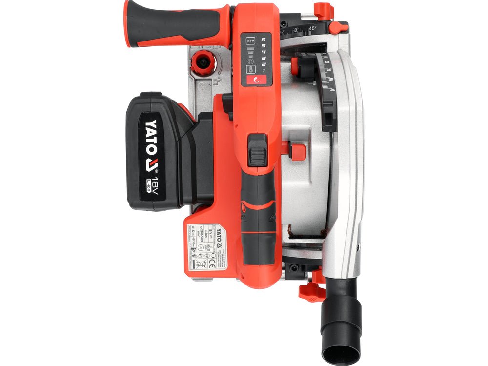 Fierastrau circular YATO YT-821701, 18 V, 1 x 4 Ah, ghidaj - imagine 6