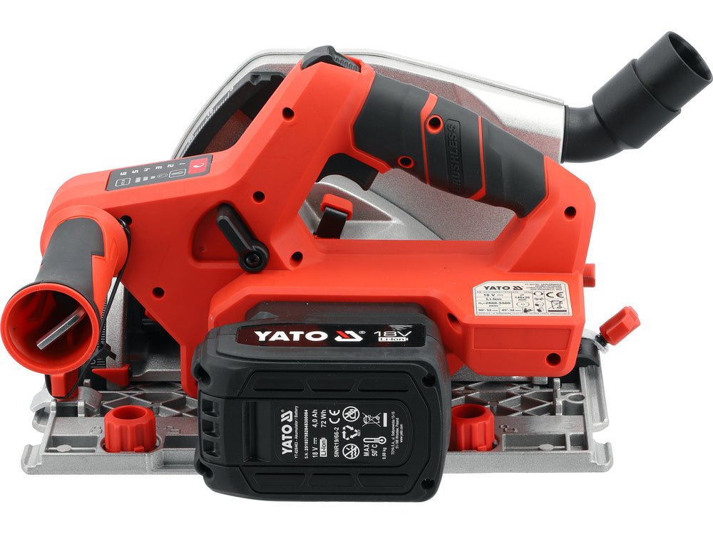 Fierastrau circular YATO YT-821701, 18 V, 1 x 4 Ah, ghidaj - imagine 3