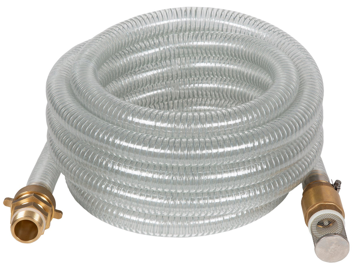 Furtun de aspiratie original Einhell 7 m, accesorii pentru pompa, lungime 4 m, racord alama 42 mm 1 1/4 inch IT, furtun ranforsat cu sarma de otel Einhell - scule electrice si unelte profesionale - BricoMart