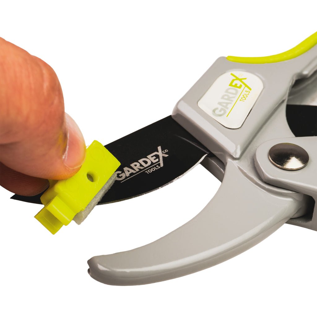 GARDEX Foarfeca tip nicovală STRONG GX Lamă SK5 cu strat de teflon – oțel japonez cu strat antiaderent pentru tăieri curate și precise, precum și pentru durată Gardex - scule electrice si unelte profesionale - BricoMart