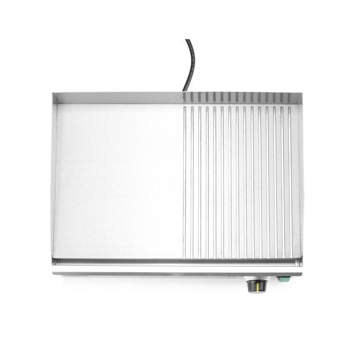 Gratar electric HENDI, Kitchen 1/2 neted, 1/2 striat 220-240V/2400W, 527x404x(H)233mm