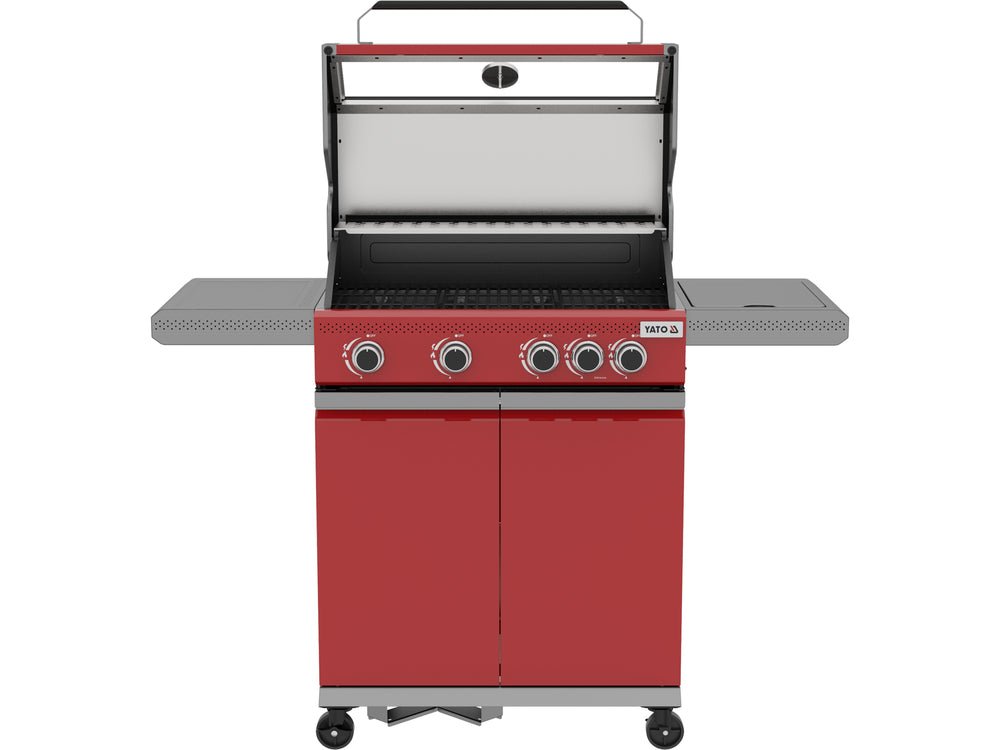 GRATAR GAZ ITAMI 4+1, 14,5KW, ROSU Yato YG - 20034 Yato - scule electrice si unelte profesionale - BricoMart