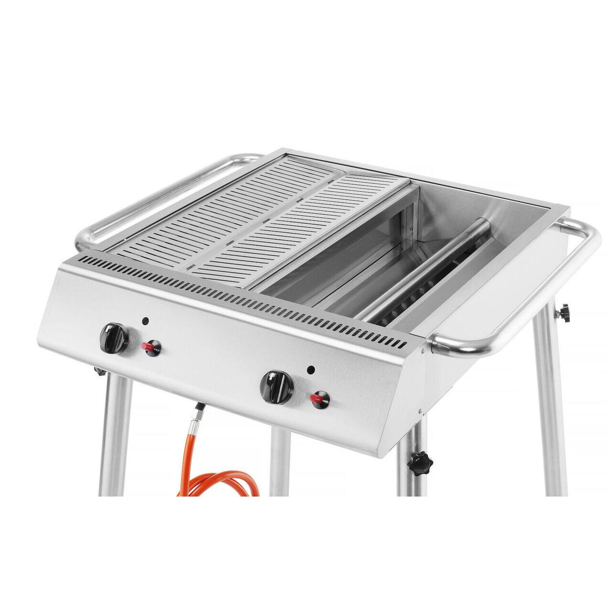 Gratar pe gaz Xantos, HENDI, 9,5kW, 770x710x(H)870mm