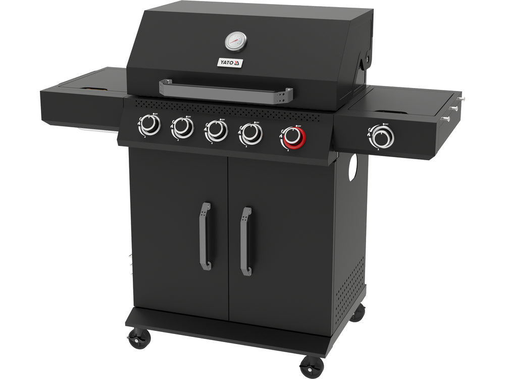 GRATAR PE GAZ YAO 5+1, 19KW, NEGRU Yato YG-20031 Yato - scule electrice si unelte profesionale - BricoMart