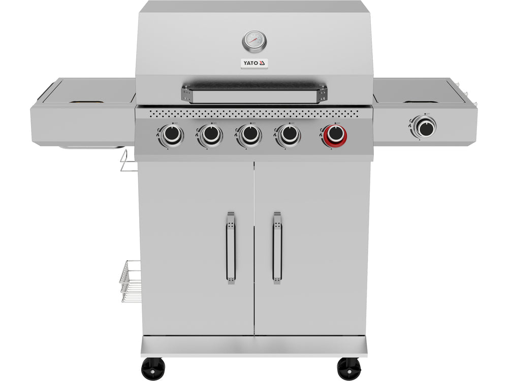 GRATAR PE GAZ YAO 5+1, 19KW, OTEL INOXD. Yato YG - 20032 Yato - scule electrice si unelte profesionale - BricoMart