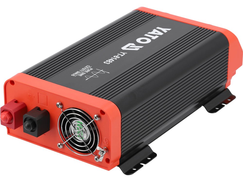 INVERTOR TENSIUNE 12V/230V 1000W Yato YT - 81483 - 2000W Yato - scule electrice si unelte profesionale - BricoMart