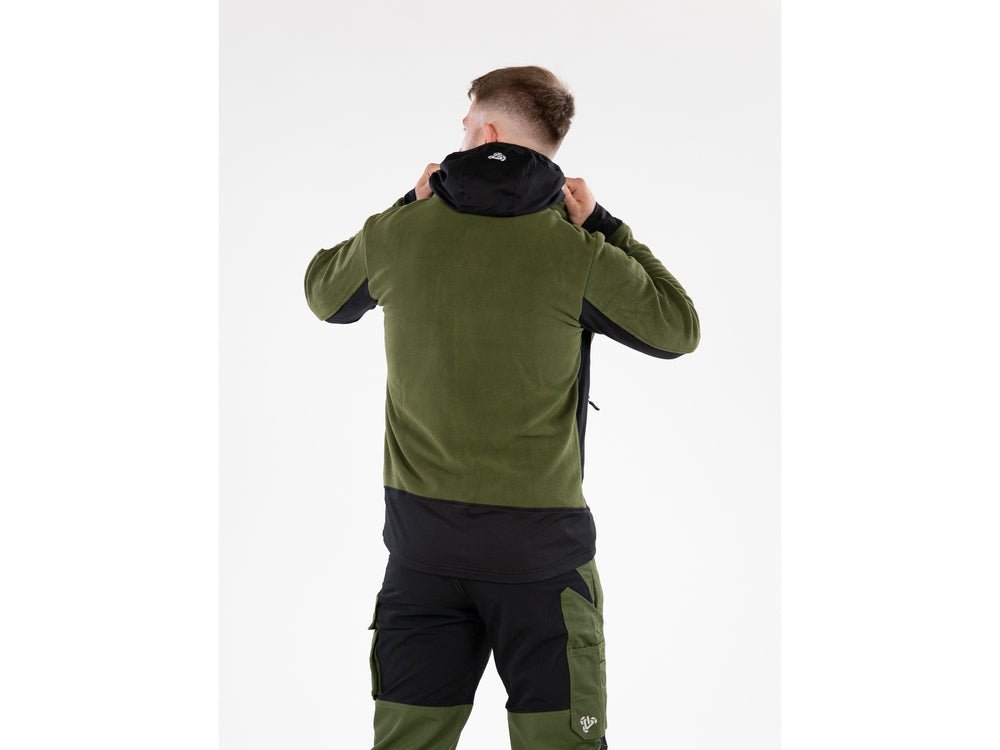 JACHETA FLEECE CU GLUGA SARNA VERDE 3XL Yato YT - 79193 - 300 g, 290 g, rezistent Yato - scule electrice si unelte profesionale - BricoMart