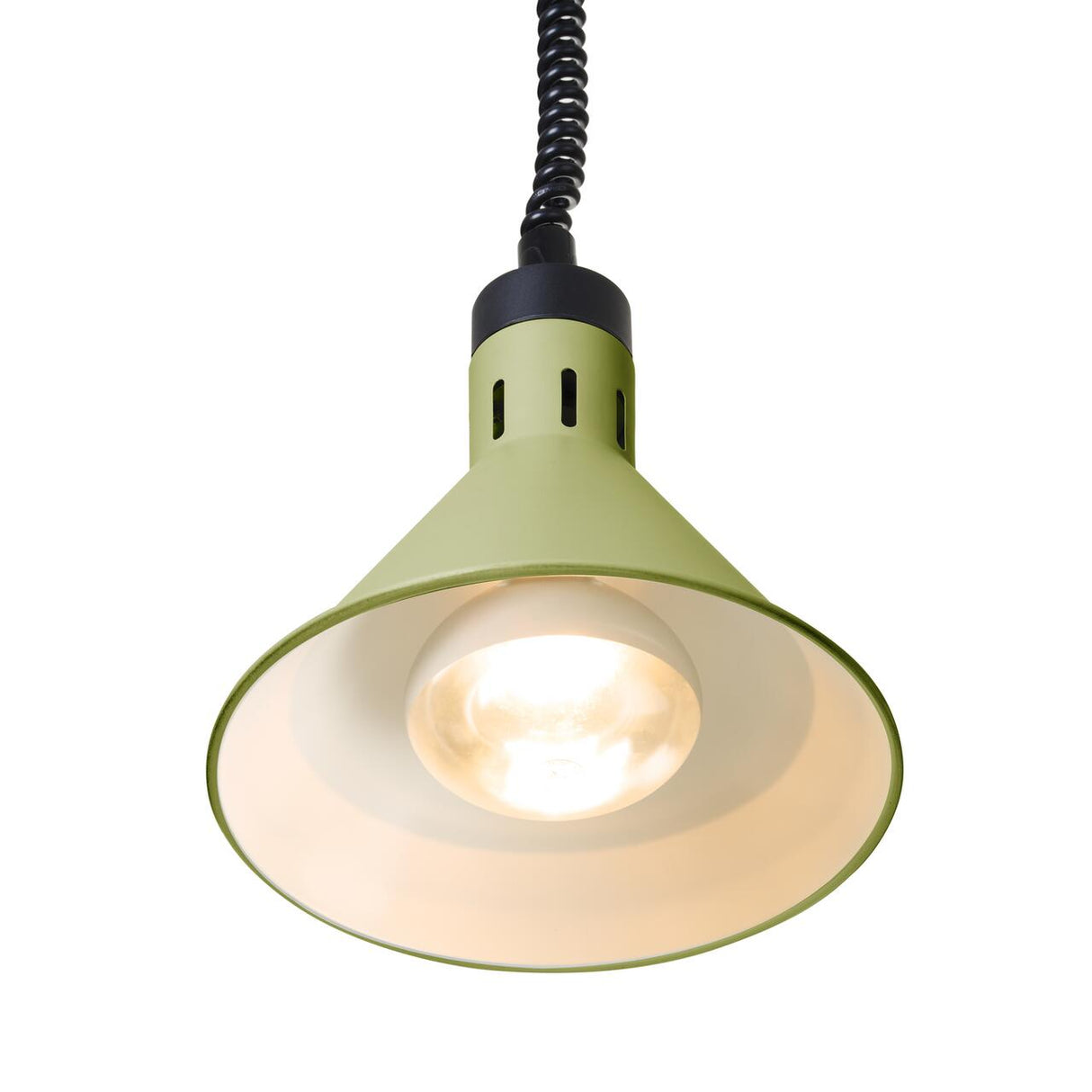Lampa de caldura conica, HENDI, verde, dimaetru 275x(H)250mm
