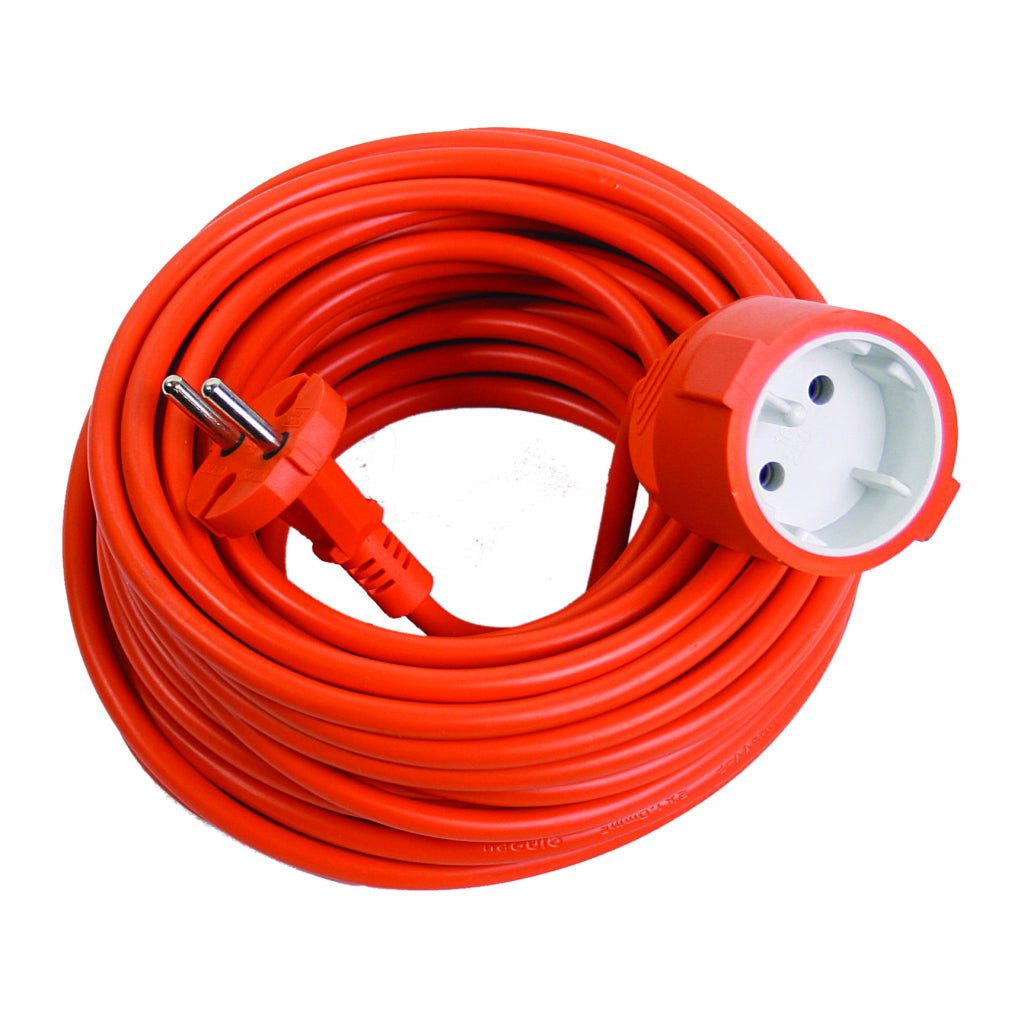 MAKALON Cablu prelungitor portocaliu 10m 2x1mm2 MK Portocaliu, standard Makalon - scule electrice si unelte profesionale - BricoMart