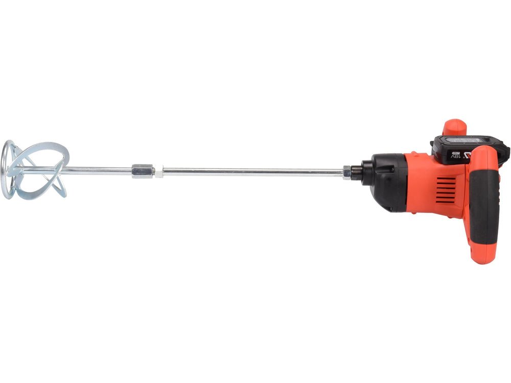 MALAXOR MORTAR 18V, ACUMULATOR ​​2.0AH + INCARCATOR Yato YT - 82880 - Malaxoare cu acumulator, 650 rpm, 18 V, 2 Ah Yato - scule electrice si unelte profesionale - BricoMart
